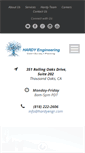 Mobile Screenshot of hardyengr.com